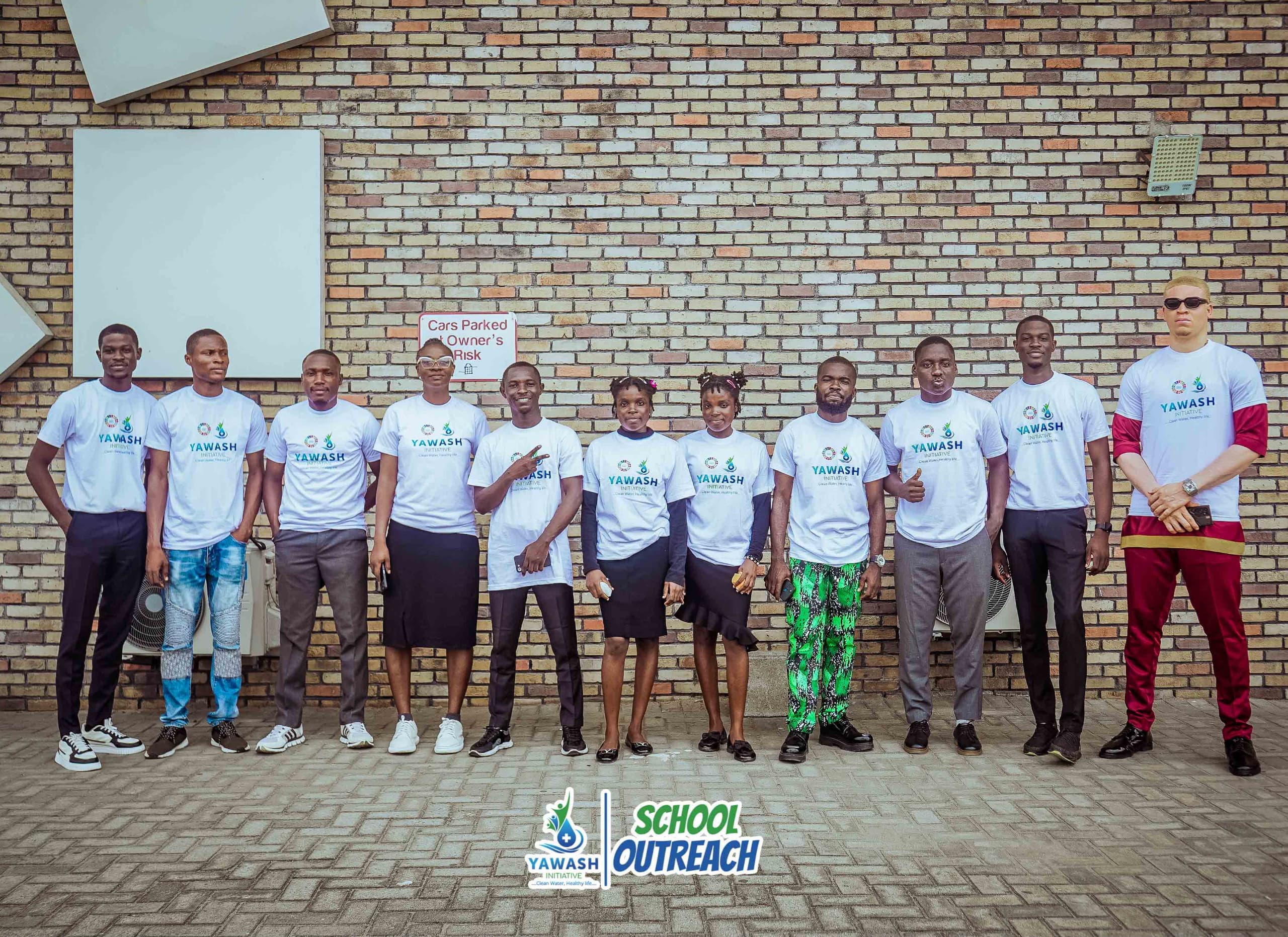 Youth volunteers mobilizing for community sanitation and water action