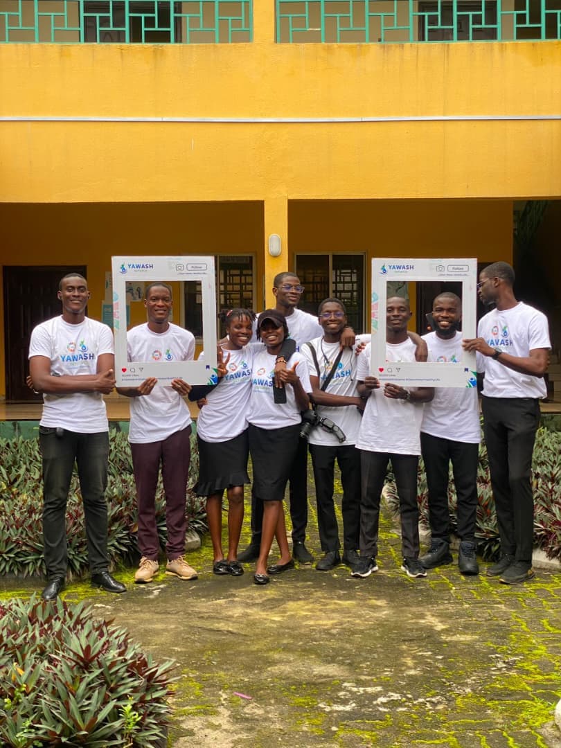YAWASH volunteers conducting outreach workshop